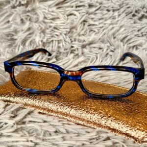 Vintage Alain Mikli Blue*Copper Tortoiseshell Glasses
