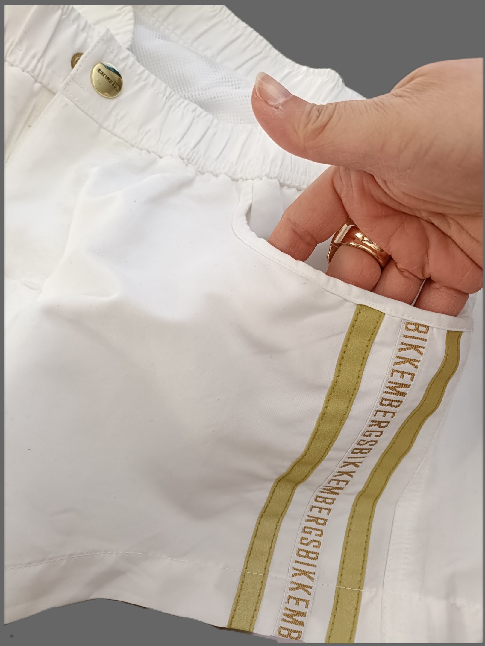 White Bikkembergs Swim Shorts - Image 5