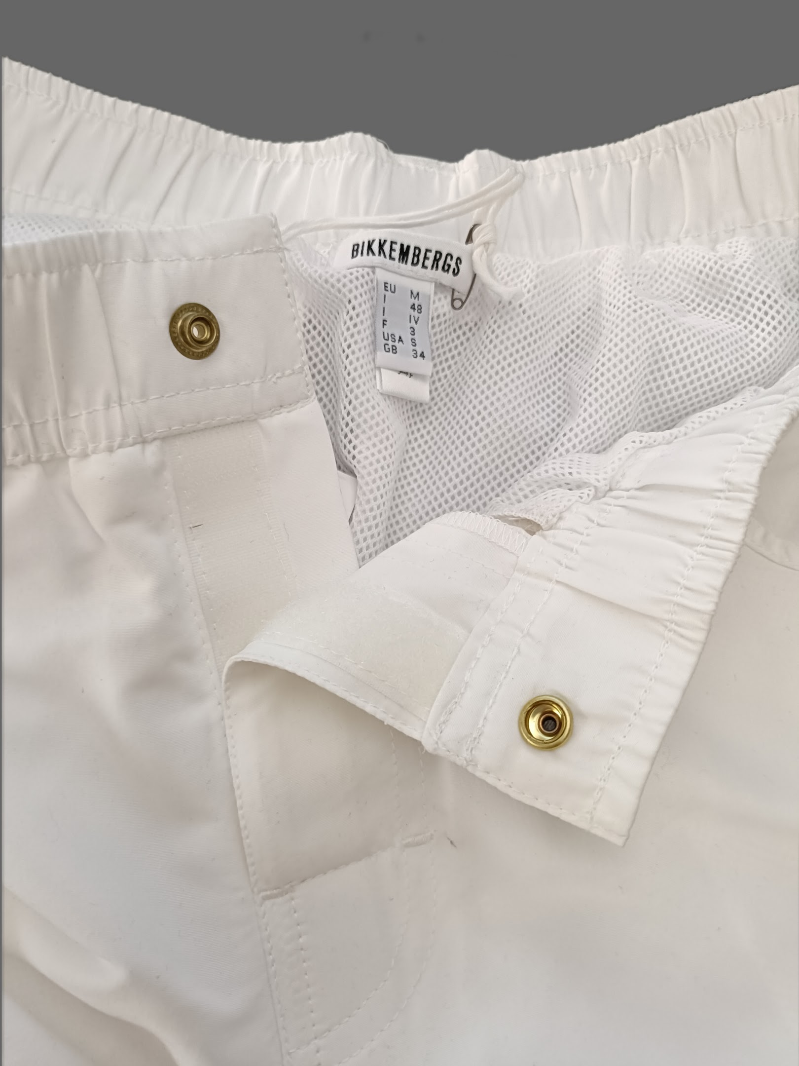 White Bikkembergs Swim Shorts - Image 4