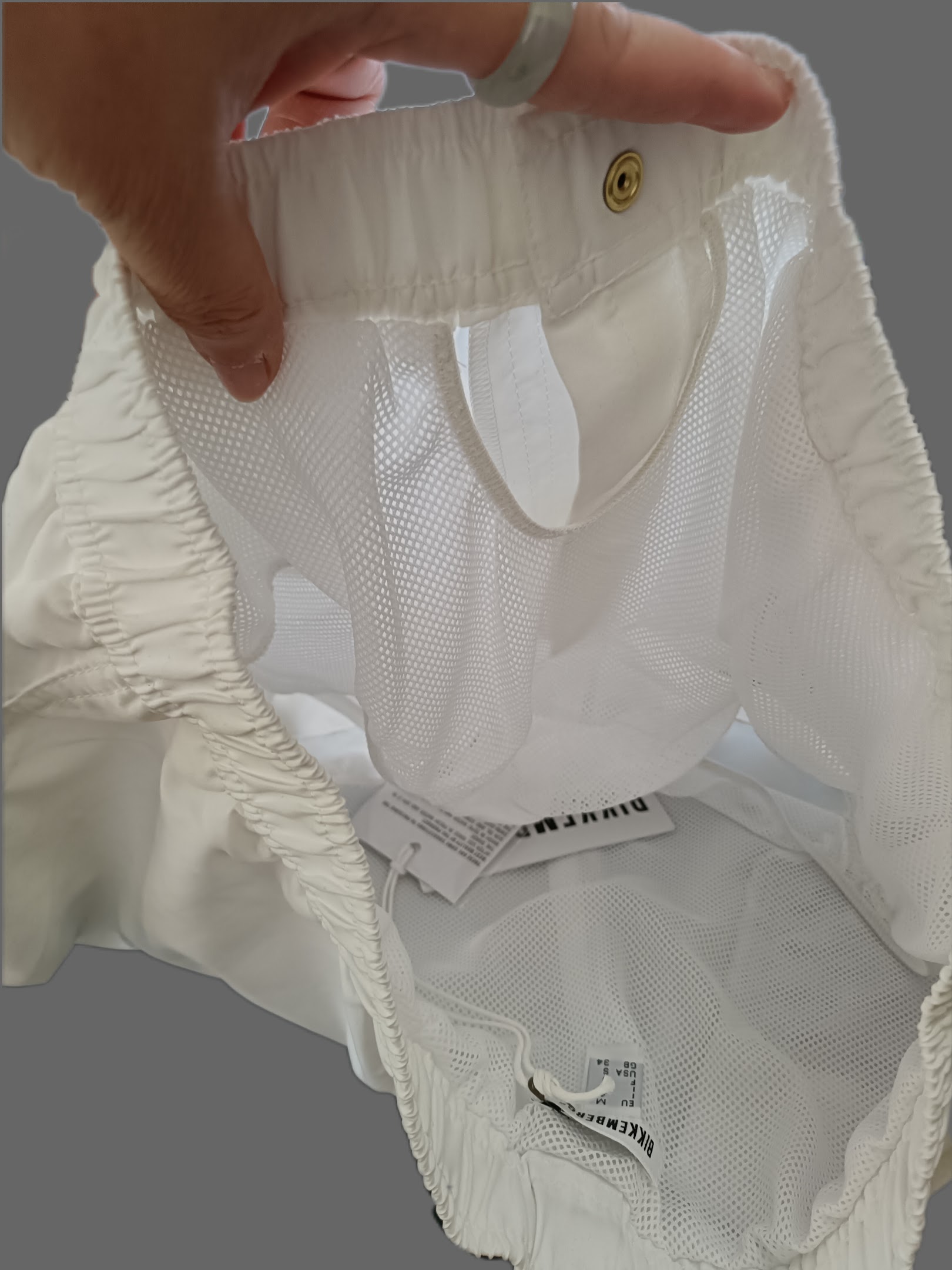 White Bikkembergs Swim Shorts - Image 2