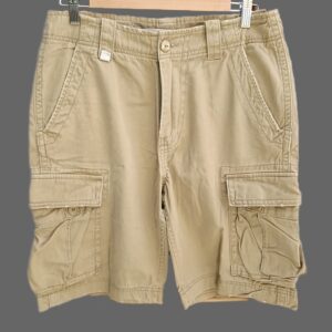 Mistral Co. Khaki Utility Multi-Pocket Cargo Shorts