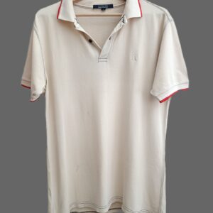 Fred Perry Cream Tipped Cotton Pique Polo Shirt