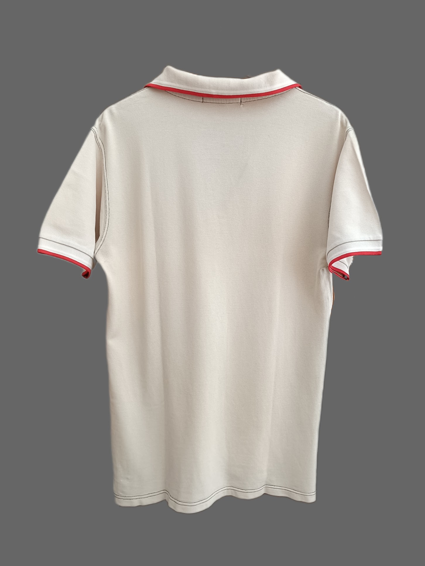 Fred Perry Cream Tipped Cotton Pique Polo Shirt - Image 3