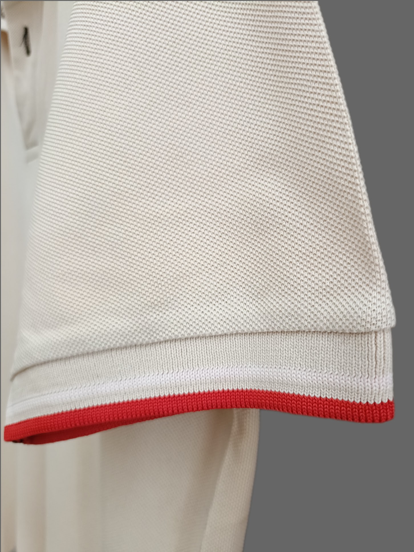 Fred Perry Cream Tipped Cotton Pique Polo Shirt - Image 2